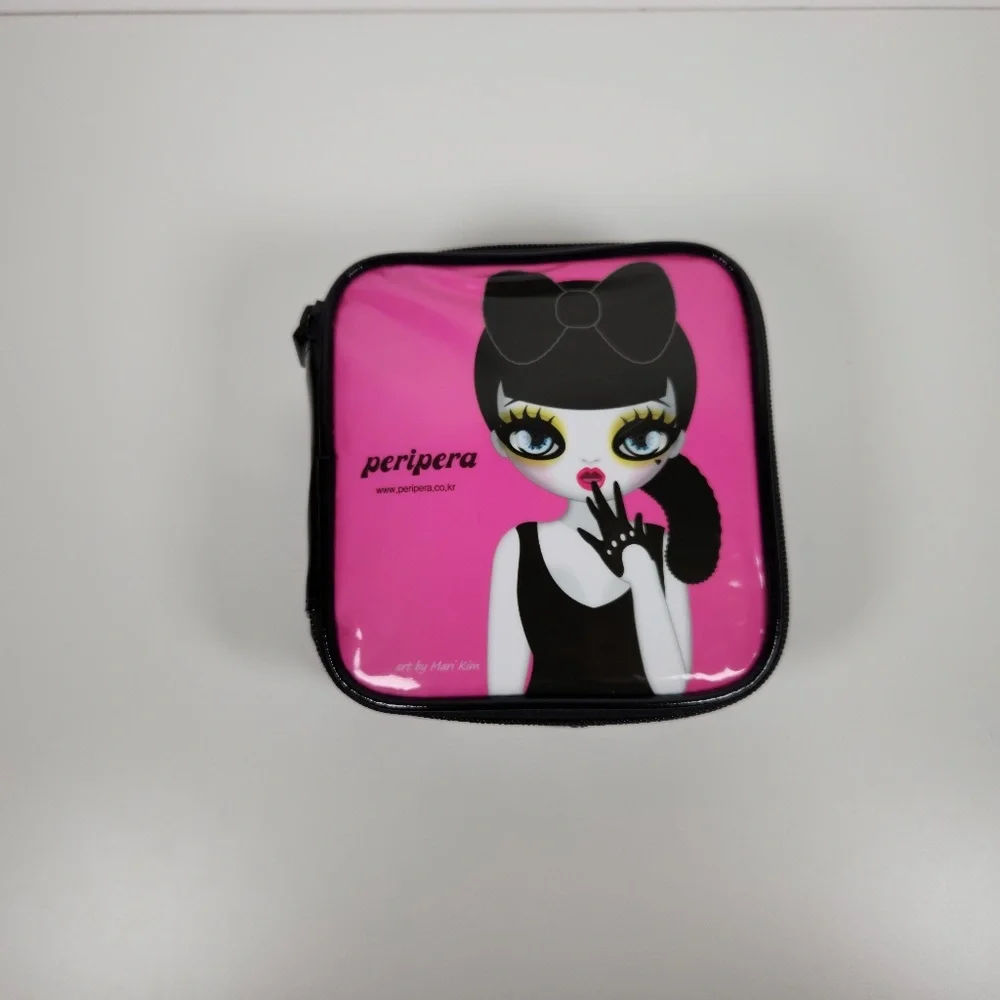 Peripera Makeup Case w/ Mari Kim Graphic Art, Korean 